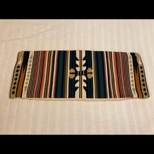 West Elm Woven Baja Pillow Cover - Midnight